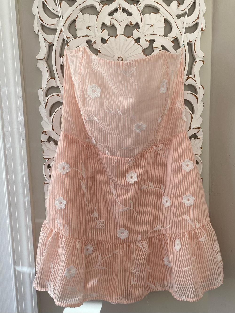 Altar'd State Floral Striped Romper NWT Coquette Beach Flirty Girly Sz S